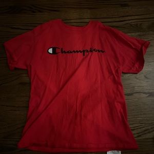 Red Champion Tshirt